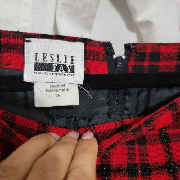 Red plaid suit jacket set - Picture 5 of 5